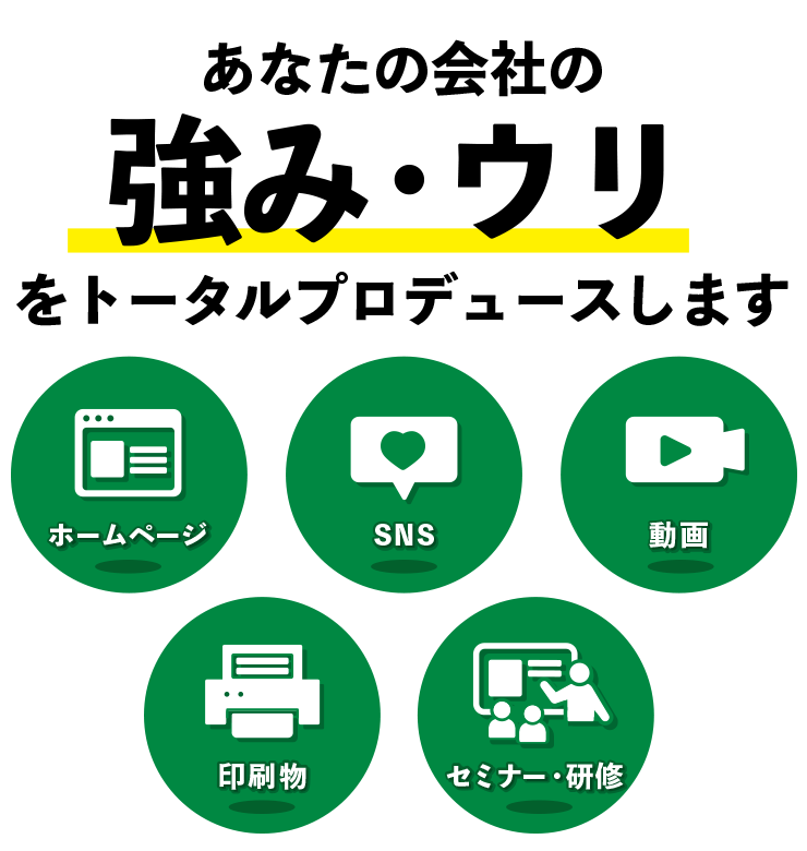 名古屋のホームページ制作・あなたの会社のウリ・強みをトータルプロデュース